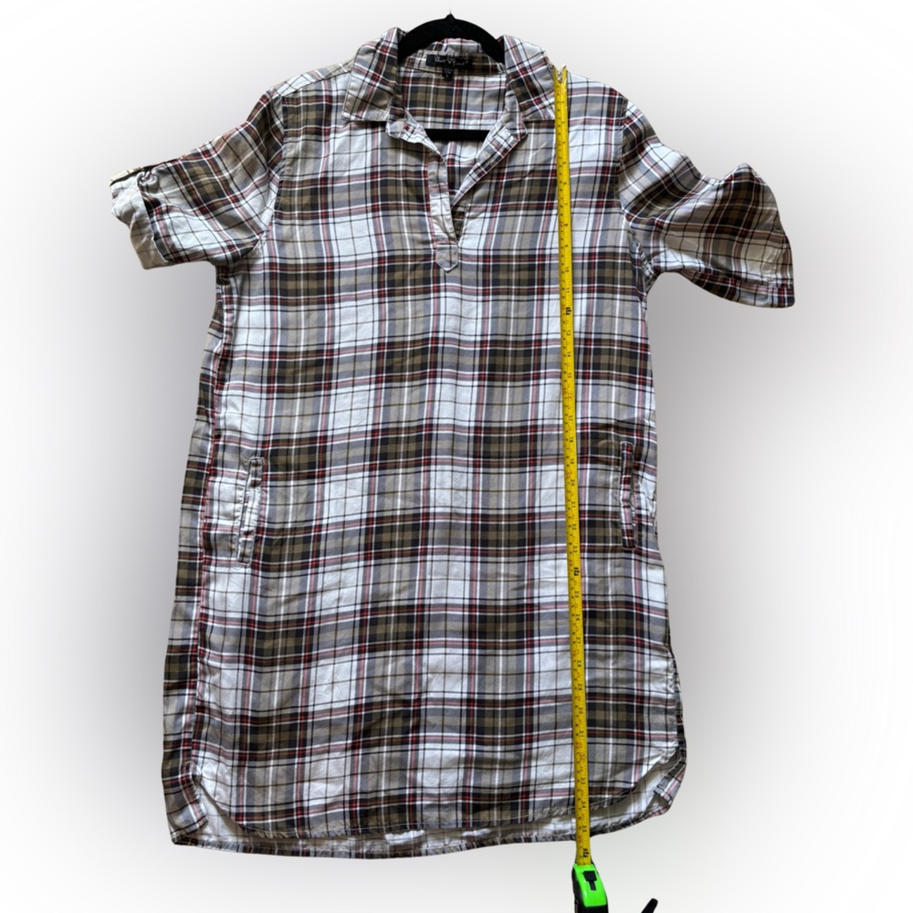Velvet Heart Multicolor Plaid Dress - Picture 4 of 9
